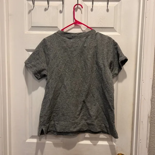 J.‎ Crew Gray Heathered Cotton Pocket Sweatshirt Top Womens Large Athleisure - Image 4
