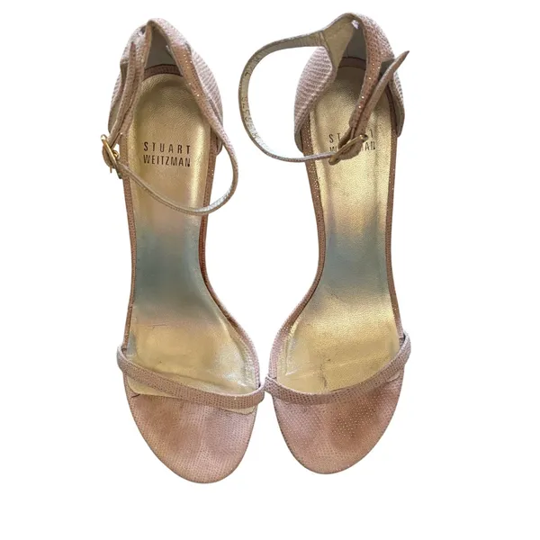 Stuart Weitzman The Nudist Sandals Heels size 7.5‎ - Image 2
