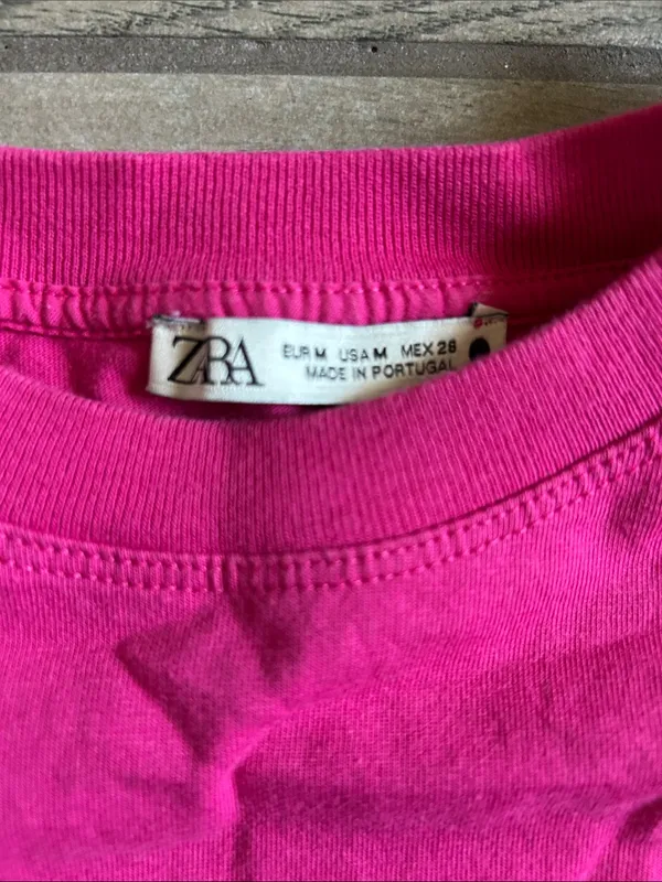 Zara Hot Pink Sleeveless Top - Image 2