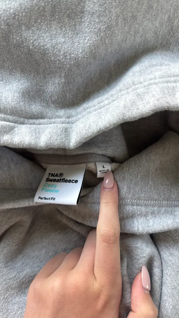 TNA Aritzia Cozy Fleece Hoodie - Image 3