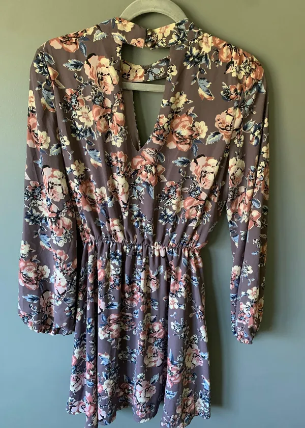 Altar'd State Floral Longsleeved Dress - Image 4