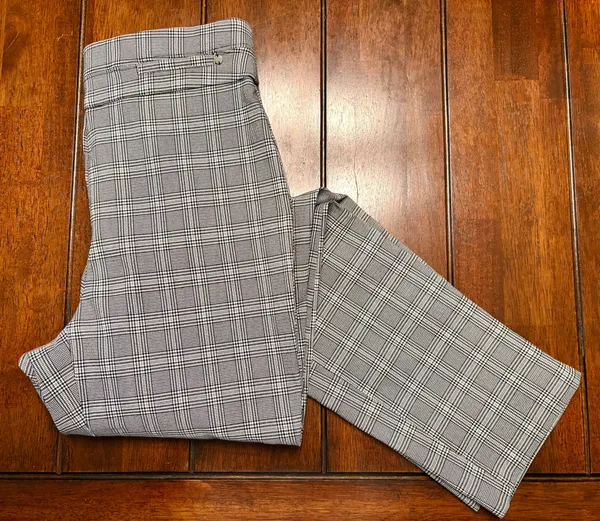 Plaid Slacks Gray Size 4 - Image 2