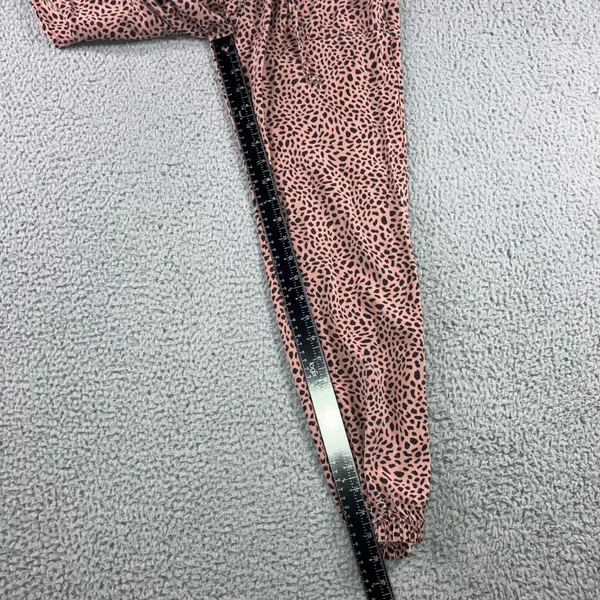 PINK Victoria's Secret Leopard Print Jogger Pants Women‎ XS Elastic Drawstring - Image 5