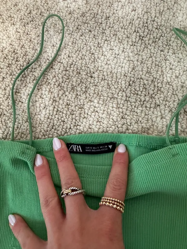 ZARA Crop Tank Ribbed - Image 2
