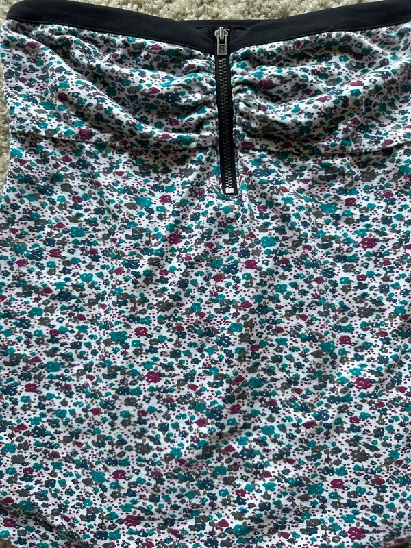Roxy Y2K strapless Floral Tube Top - Image 2