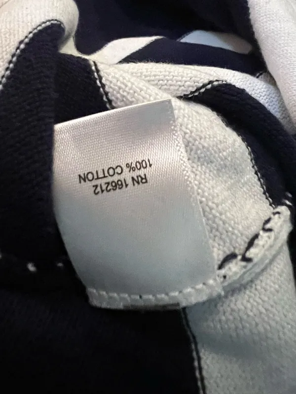 NorthStyle Striped Pullover Sweater Striped Navy White Large - Image 5