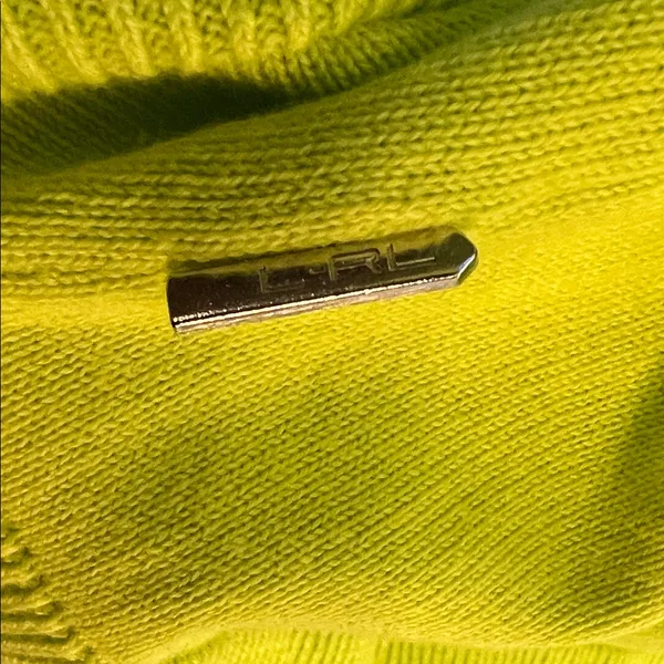 Ralph Lauren Neon Yellow/ green Crew Neck Sweater activewear womens XL - Image 3