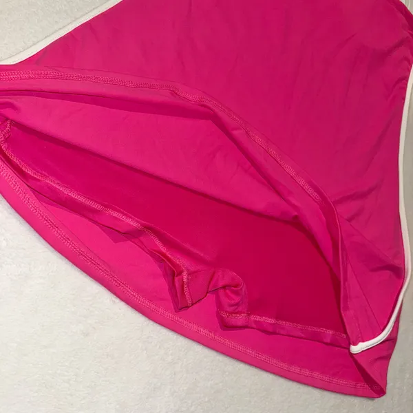 NWOT Impressions Boutique Pink ALO Streamline Athletic TCEC Romper Dress size Large - Image 7