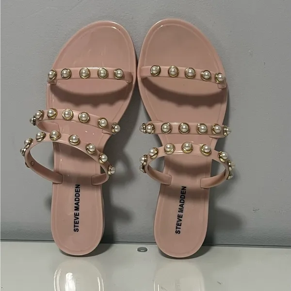 Steve Madden Pink Studded Sandals - Image 3