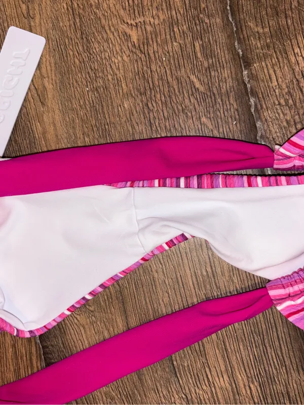 Bright Swimwear Nia Cheeky Bikini Bottoms (Raspberry) - Image 5