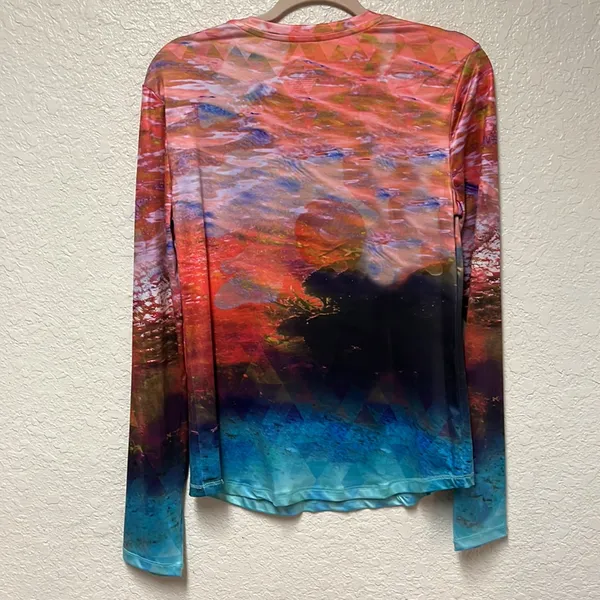 SILVER BAIT Colorful Long Sleeve Top - Image 8