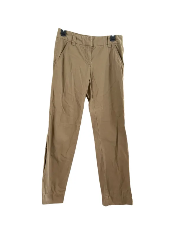 Women's J.Crew Classic Twill Chino Pants Size 2 Beige - Image 2