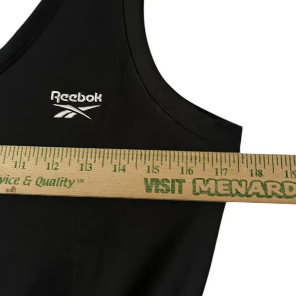 Reebok Identity Romper‎ Women's Size M Black Sleeveless Training Jumpsuit Sporty - Image 7