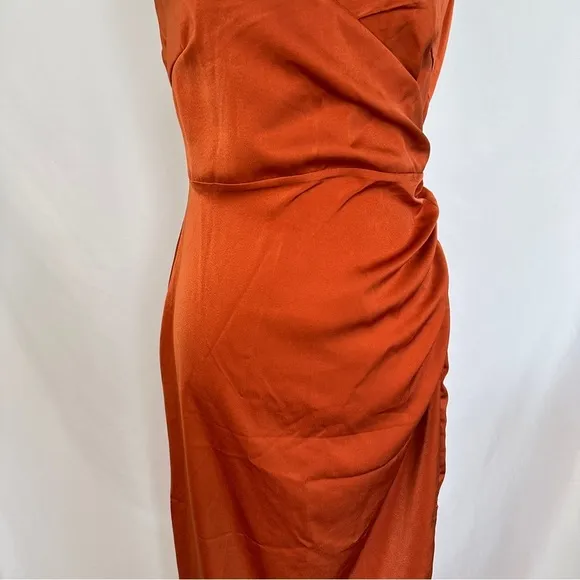 Women’s Dress Maxi Cocktail Slit Spaghetti Straps‎ Elegant Evening Dress Medium - Image 4