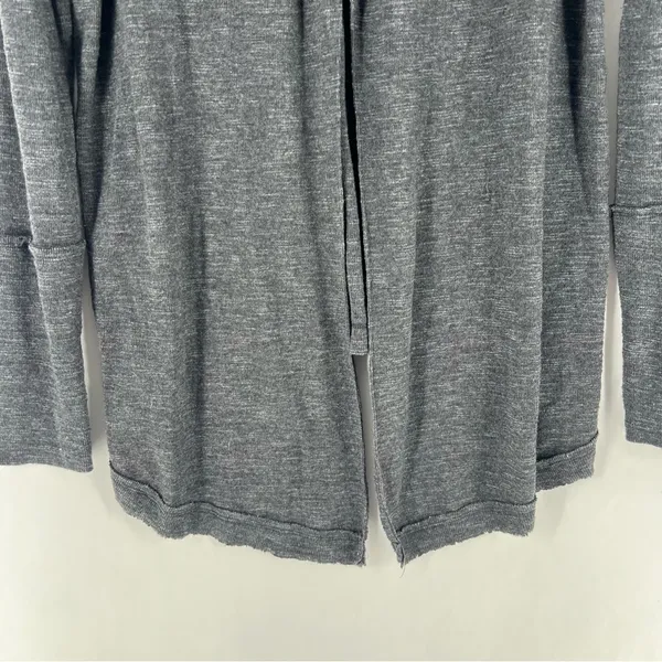 WeThe Free Raw Edge Split Back‎ Long Sleeve Burnout Knit Turtleneck Top - Image 12