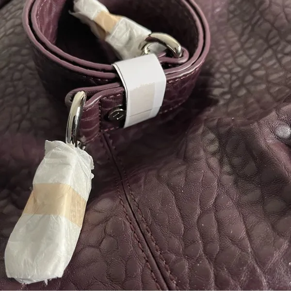 THIRTY ONE Jewell Plum Handbag Vegan Leather Handles Shoulder Strap NEW - Image 7