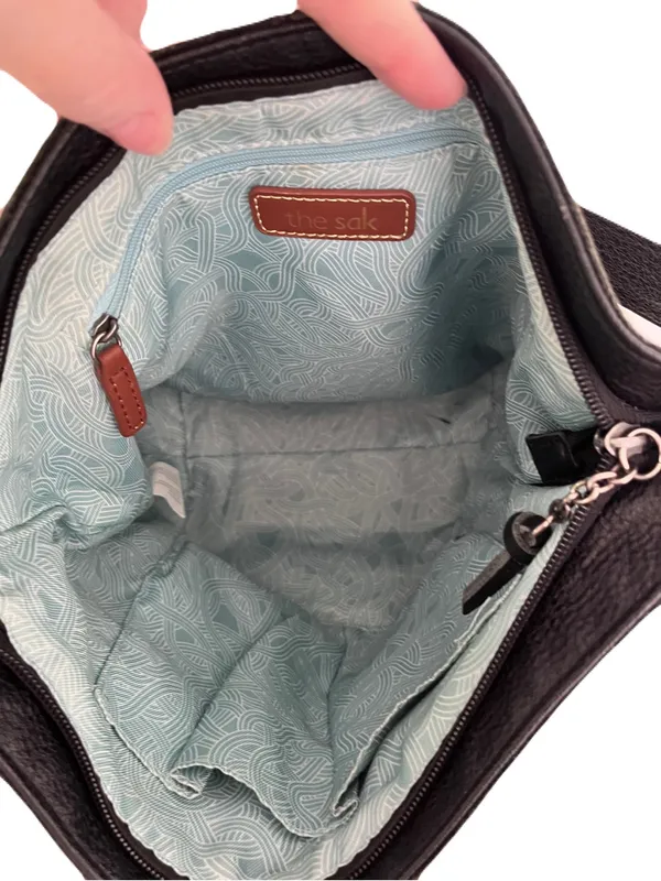 The Sak Black Leather ‘Lucia’ Hobo Shoulder Bag - Image 9
