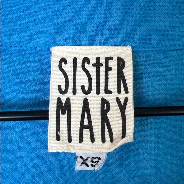Sister Mary Embroidered Blouse Women's Sz XS‎ Anthropologie - Image 3