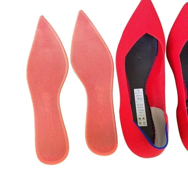 Rothy's Limited Edition The Point Flats in flame retired 10.5 - Image 8