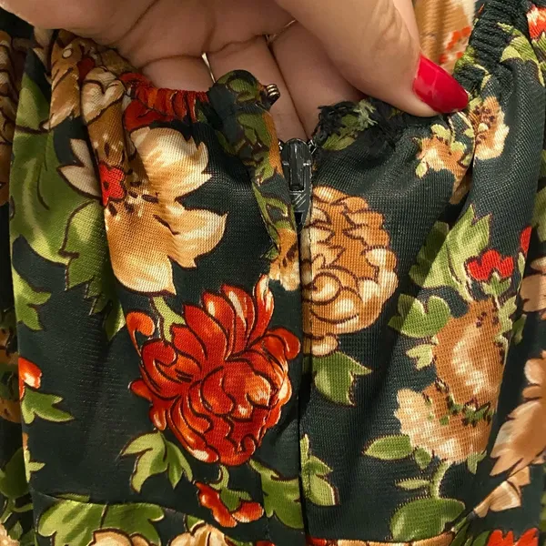 Floral Vintage Maxi Dress - Image 5