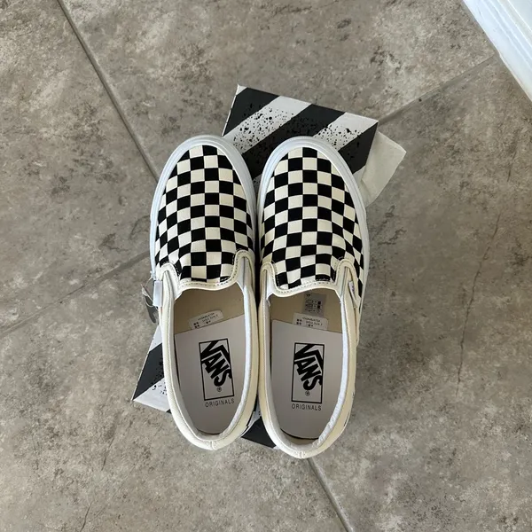 Vault vans classic slip on sail checkerboard - Image 5