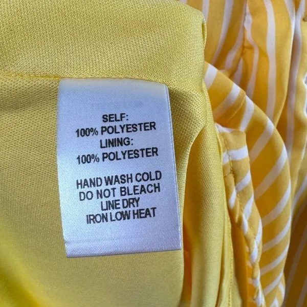 Lulus Jayla‎ Striped Tie-Back Skater Dress in Yellow Size Extra Small - Image 6