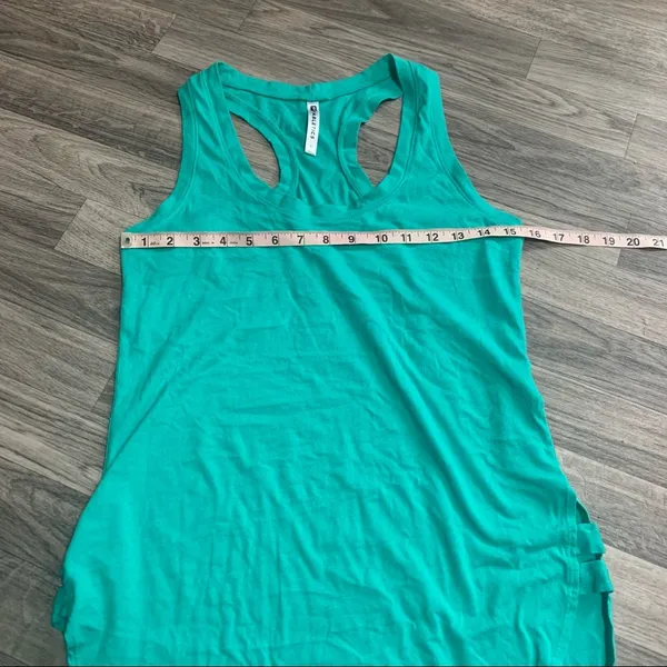Fabletics Athletic Teal Tank Top; size Small - Image 3
