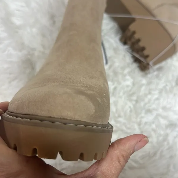 NWT Women's Taci Ankle Boots - Universal Thread Light Taupe Size 11 - Image 6