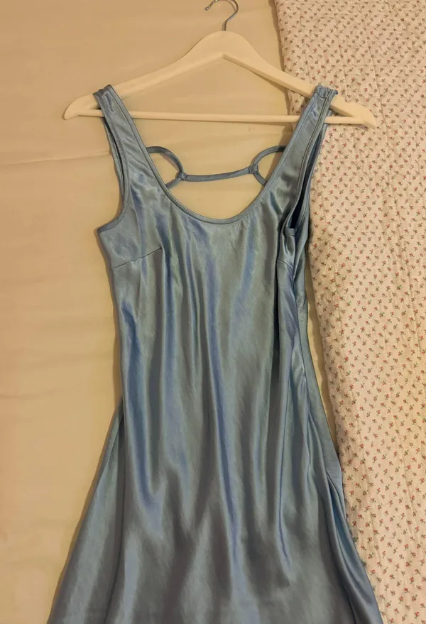 Forever 21 Blue Satin Dress - Image 4