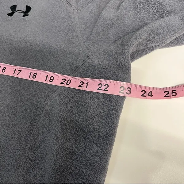 Imperfect 2011 Under Armour fleece medium large half zip lightweight fleece grey - Image 10