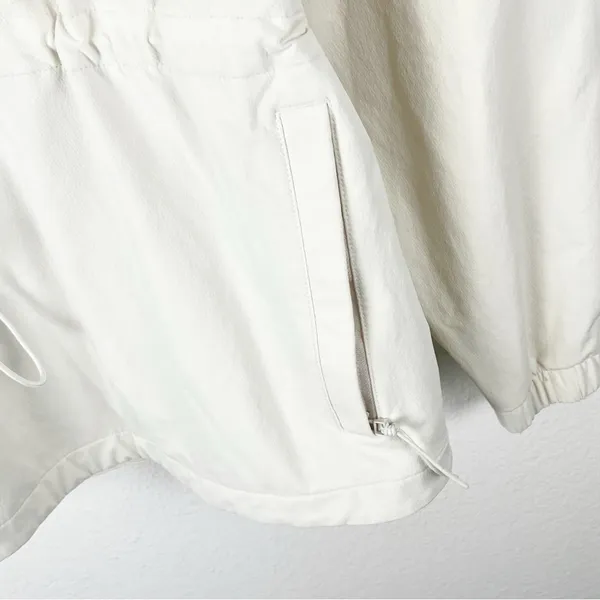 OUTDOOR VOICES Long Sleeves Cinched Drawstring Waist Pockets Jacket, Size Large - Image 8