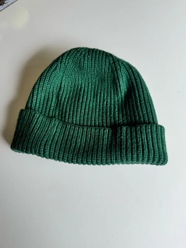 J. Crew Winter Cold Weather Green Ribbed Knit Beanie - Image 2