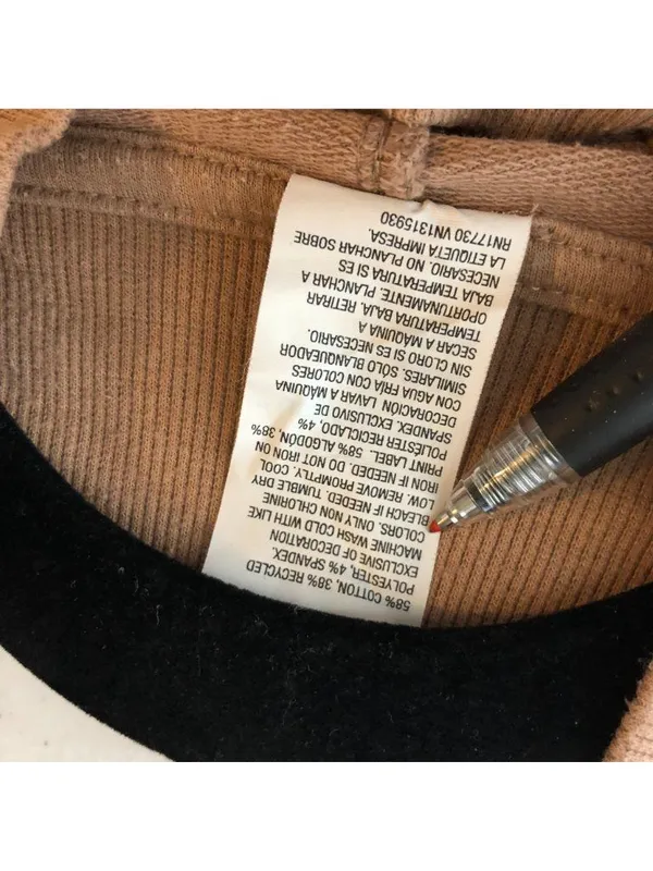 All In Motion Womens Brown Mock Neck Pullover Sweatshirt M Cotton Blend - Image 4
