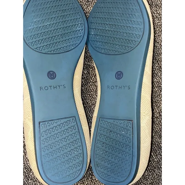 Rothy’s Sahara Gold point toe flats size W9 giraffe print (retired) - Image 9