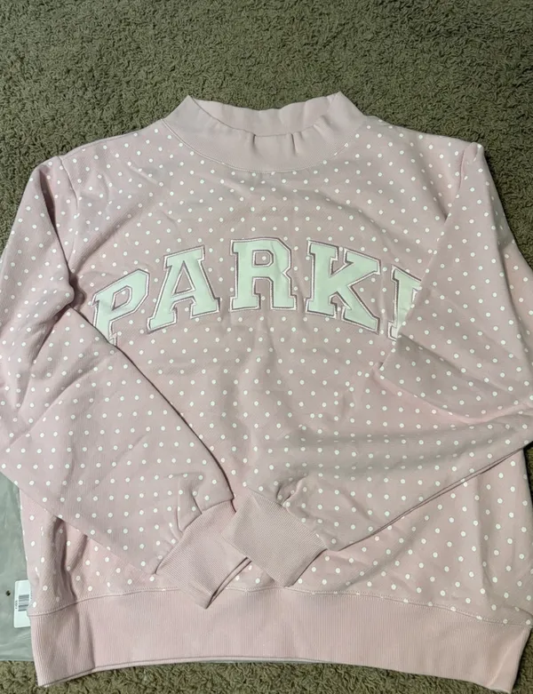 PARKE polka dot mockneck heritage varsity  - Image 2