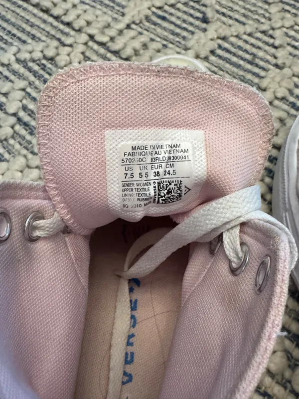 Pink Converse Sneakers Platform - Image 2