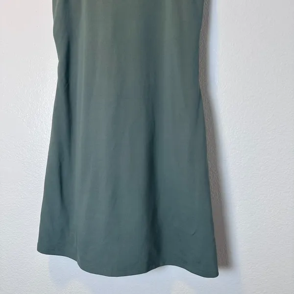 Girlfriend Collective‎ Size-M Lola Active Dress with Shorts Fog Green - Image 6