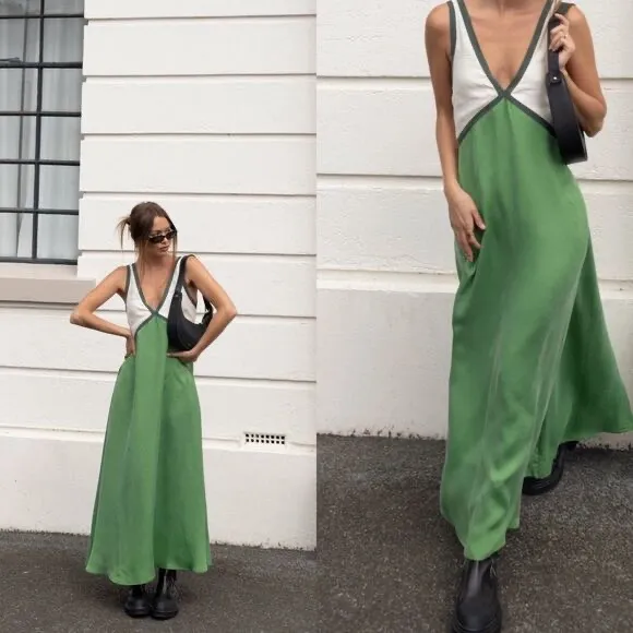 Anthropologie Sancia Naomi maxi dress medium - Image 3