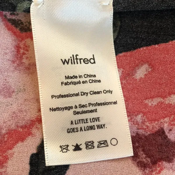 Aritzia Wilfred Promener Blouse Floral Ruffle Top - Image 5