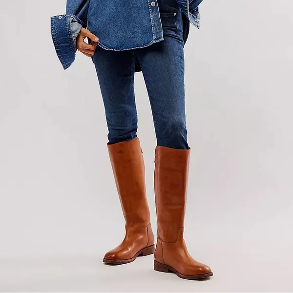 🆕 Free People | Everly Equestrian Strap Boot | Saddle Tan | Sz: 8.5 - Image 3