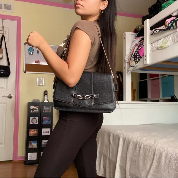 Brighton Elegant Black Shoulder Bag - Image 2