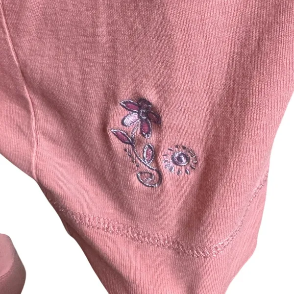 Vintage Disney Winnie the Pooh Eeyore Pink Polo M Y2K Soft Girl Disneycore - Image 4
