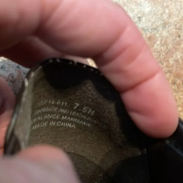 David Tate "Dynasty" Stretchy Fabric and Leather Cap-Toe Slip-Ons. 7.5 - Image 3
