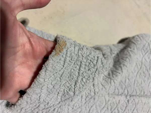 Patagonia Light Gray diamond Capra Fleece Jacket small - Image 2