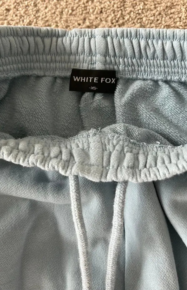XS White Fox Made In Heaven Sweatpants - Image 4