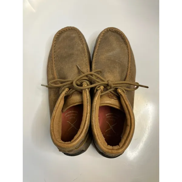 Twisted X Driving Moc Chukka Women 7 Brown Good Leather Lace Up WDM0001 - Image 5