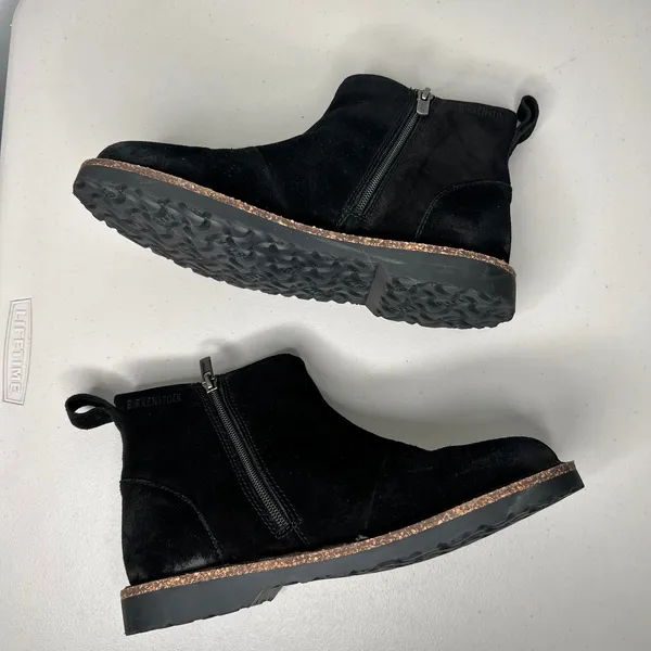 Birkenstock Melrose Black Suede Boot Size 40 - Image 5