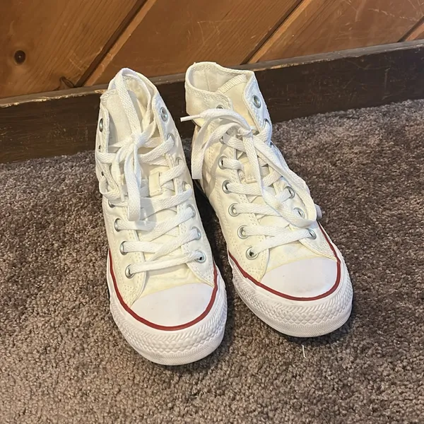 Converse Chuck Taylor All Star Canvas unisex high top OG white - Image 4