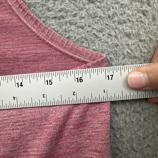 Lululemon Swiftly Tech Tank Top Pink Shimmer Shine Athletic Women's 10 - Image 5