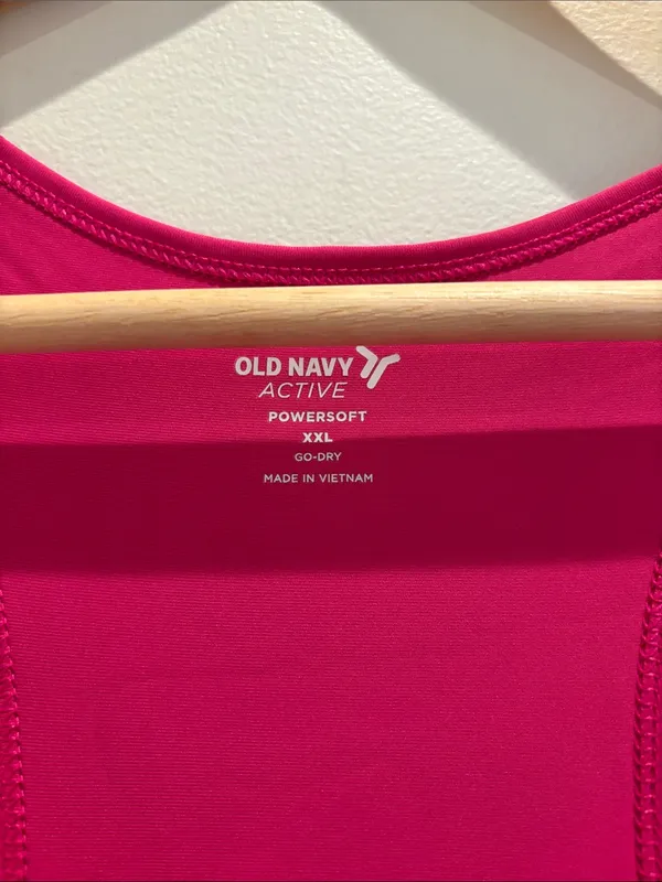 Old Navy Powersoft Athletic Dress Red Pink NWT Size XXL - Image 4
